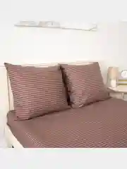 Коричневый комплект постельного белья Cotton Nights Sweet Dreams, хлопок