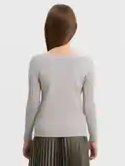 Бежевый джемпер женский