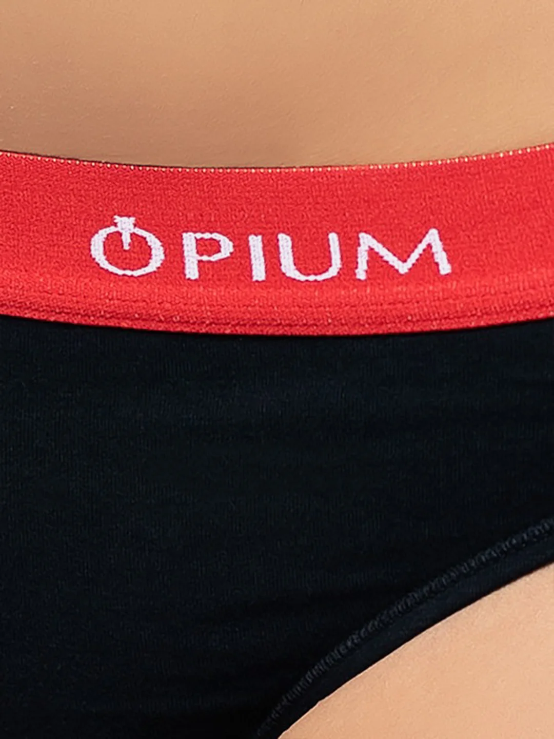 Серый меланж трусы женские стринги OPIUM