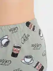 Конфетный женская пижама с бриджами, домашний трикотажный костюм