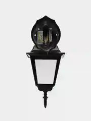 Светильник садово-парковый, 60W 230V E27 черный, 4102/PL4102 (на стену вниз)