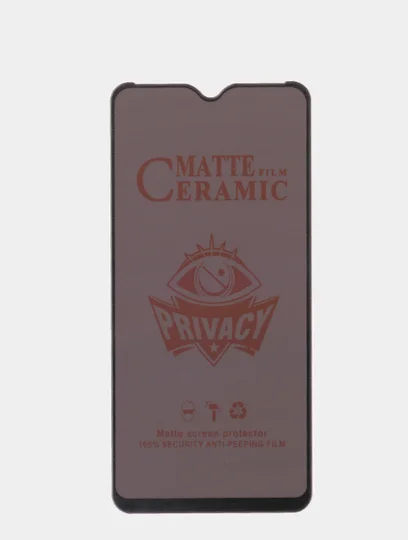 Черный защитная пленка антишпион матовая REDMI A3X/ A3 / REALME C63 / C61 / C51/ C53 / POCO C61