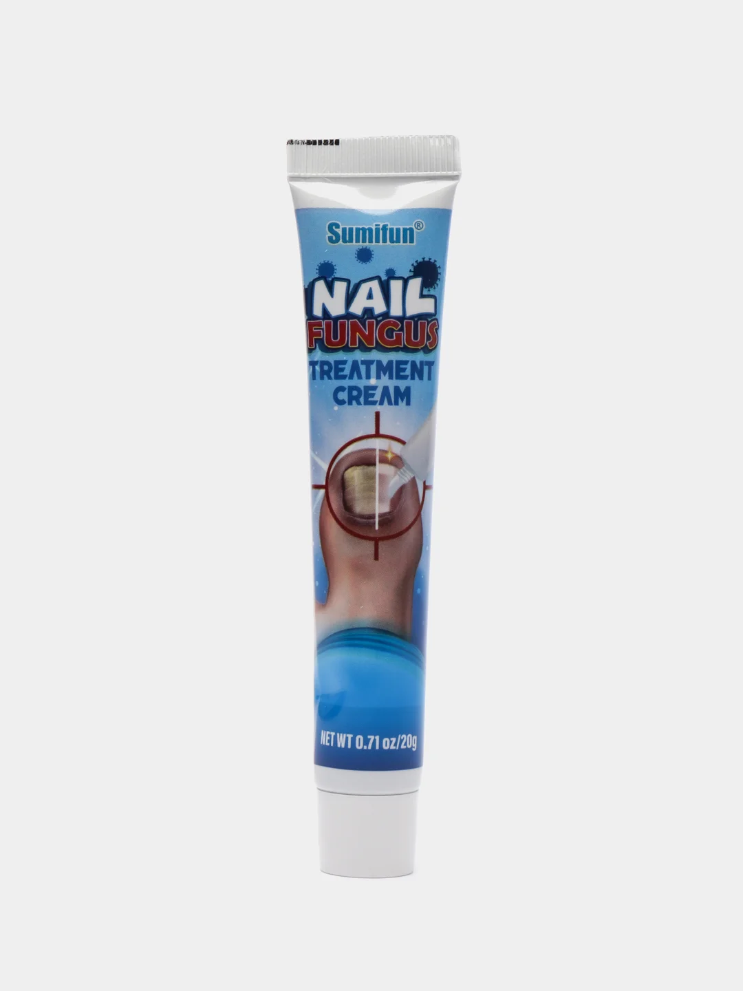 Белый китайская чудо мазь-крем для лечения грибка ногтей Nail Fungus, 20 г