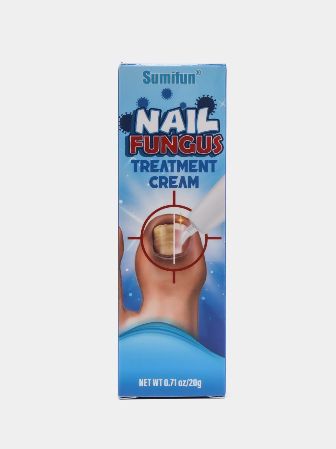 Белый китайская чудо мазь-крем для лечения грибка ногтей Nail Fungus, 20 г