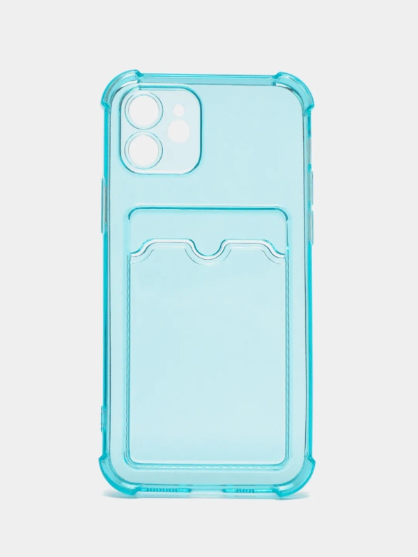 Чехол для iPhone 12, с карманом для карт