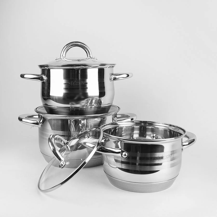 Набор кастрюль Maestro MR-3513-6L 2.9/5.1/6.5л из 6 предметов