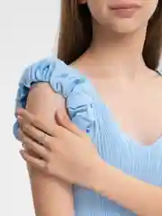 Бирюзовый кольцо / кольца разноцветные / кольца из бисера