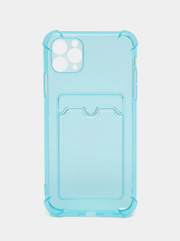 Чехол для iPhone 11 Pro Max, с карманом для карт