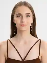 Золотой серьги с жемчугом