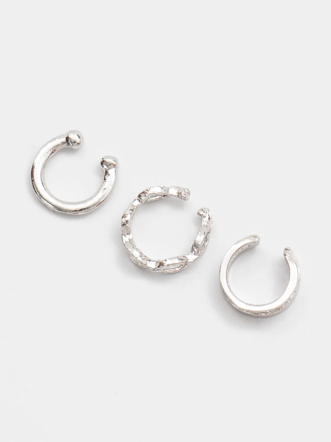 Серый серьга каффа без прокола для мочки и хряща уха, женские клипсы, кольца на уши, сережки