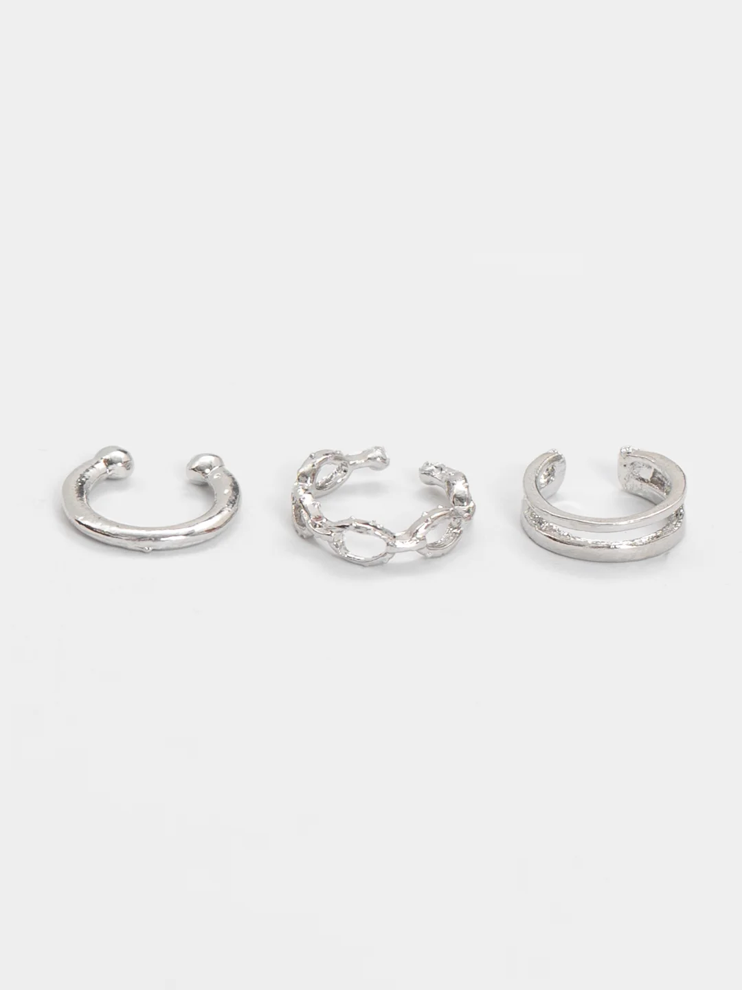 Серый серьга каффа без прокола для мочки и хряща уха, женские клипсы, кольца на уши, сережки