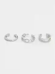 Серый серьга каффа без прокола для мочки и хряща уха, женские клипсы, кольца на уши, сережки