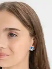Оранжевый серьги форме сердечек, разных фруктов и животных