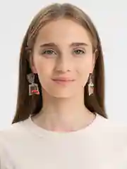 Прозрачный серьги "В сердце моря"
