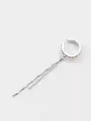 Серебряный серьги-каффы, 3 вида