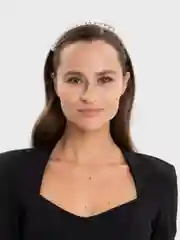 Золотой ободок для волос с искусственным жемчугом