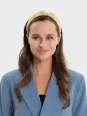 Золотой ободок для волос