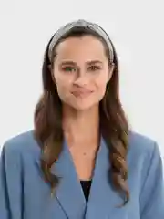 Ледяной ободок для волос "Мелкие цветы", с узелком