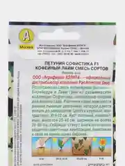 Петуния "Софистика F1", кофейный лайм, смесь сортов, семена цветов