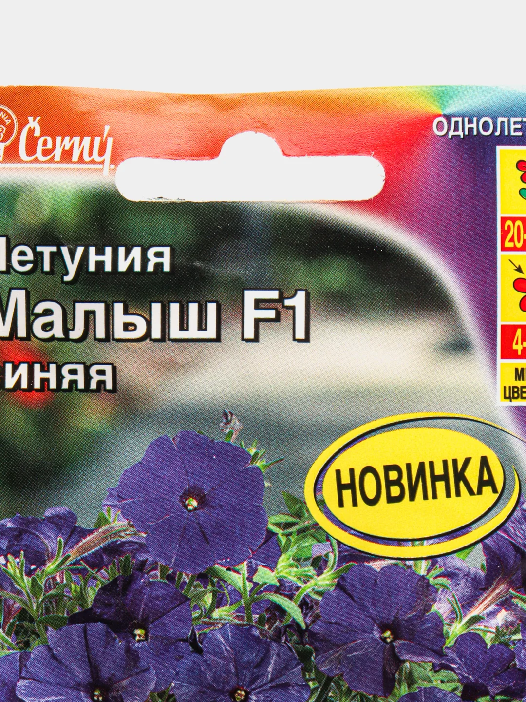 Петуния мини "Малыш F1", синяя, многоцветковая, семена цветов