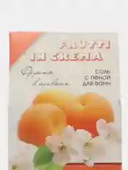 Соль с пеной для ванн Frutti in crema "Абрикос в сливках", 500 г