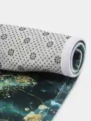 Бирюзовый коврик для ванной комнаты 40 x 60 см