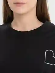 Черный женская футболка, 100% хлопок
