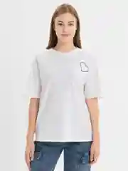 Белый женская футболка, 100% хлопок