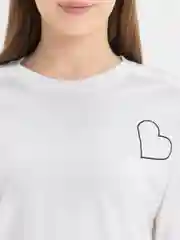 Белый женская футболка, 100% хлопок