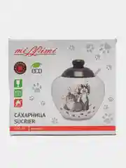 Сахарница с ложкой "Озорные коты", 500 мл, керамика