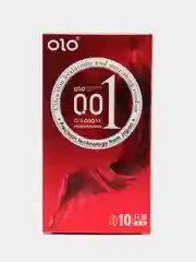 Алый презервативы премиум качества ультратонкие OLO NEO 001, 10 штук