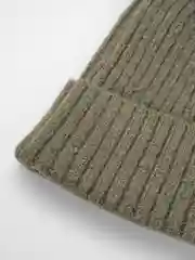 Приглушённый хаки шапка однотонная, унисекс
