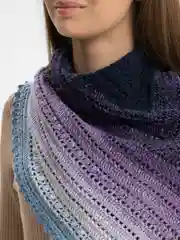 Аметистовый бактус вязаный,косынка