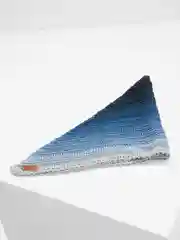 Индиго бактус вязаный,косынка