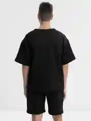 Угольный комплект мужской: футболка и шорты Mens
