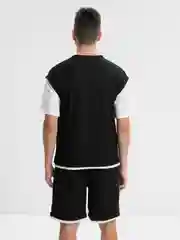 Разноцветный комплект мужской: футболка и шорты Mens