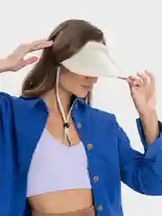 Розовый солнцезащитный козырек, кепка