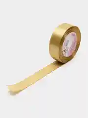 Золотой лента атласная, 25 мм