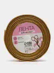 Золотой лента атласная, 25 мм