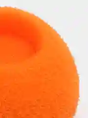 Оранжевый нос клоуна с резинкой, 1 штука