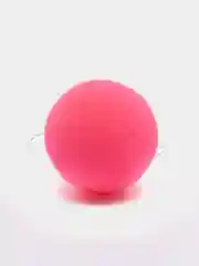 Розовый нос клоуна с резинкой, 1 штука