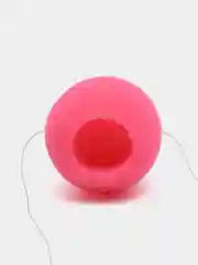 Розовый нос клоуна с резинкой, 1 штука