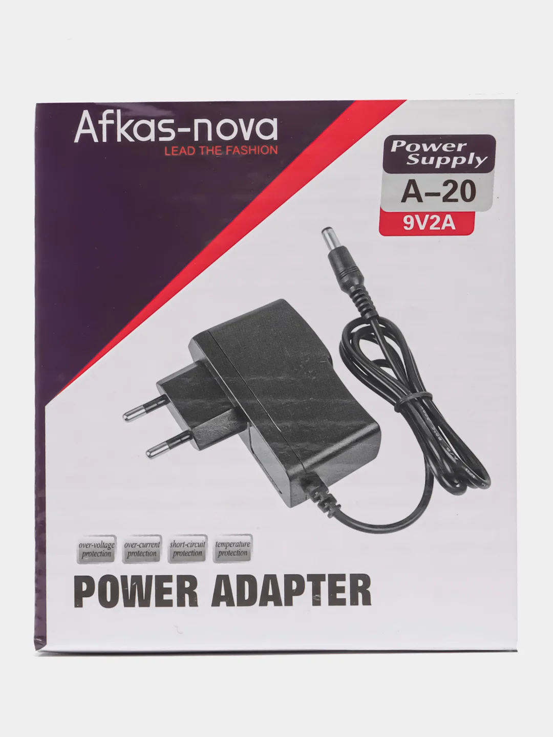 Блок питания, адаптер 9V 2A 18W, 9 вольт, 2 ампера, сетевое зарядное устройство, зарядка