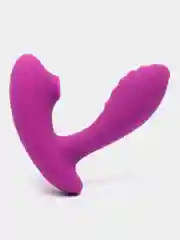 Вибратор женский, для клитора, вакуумная стимуляция, с USB, с пультом ДУ и без