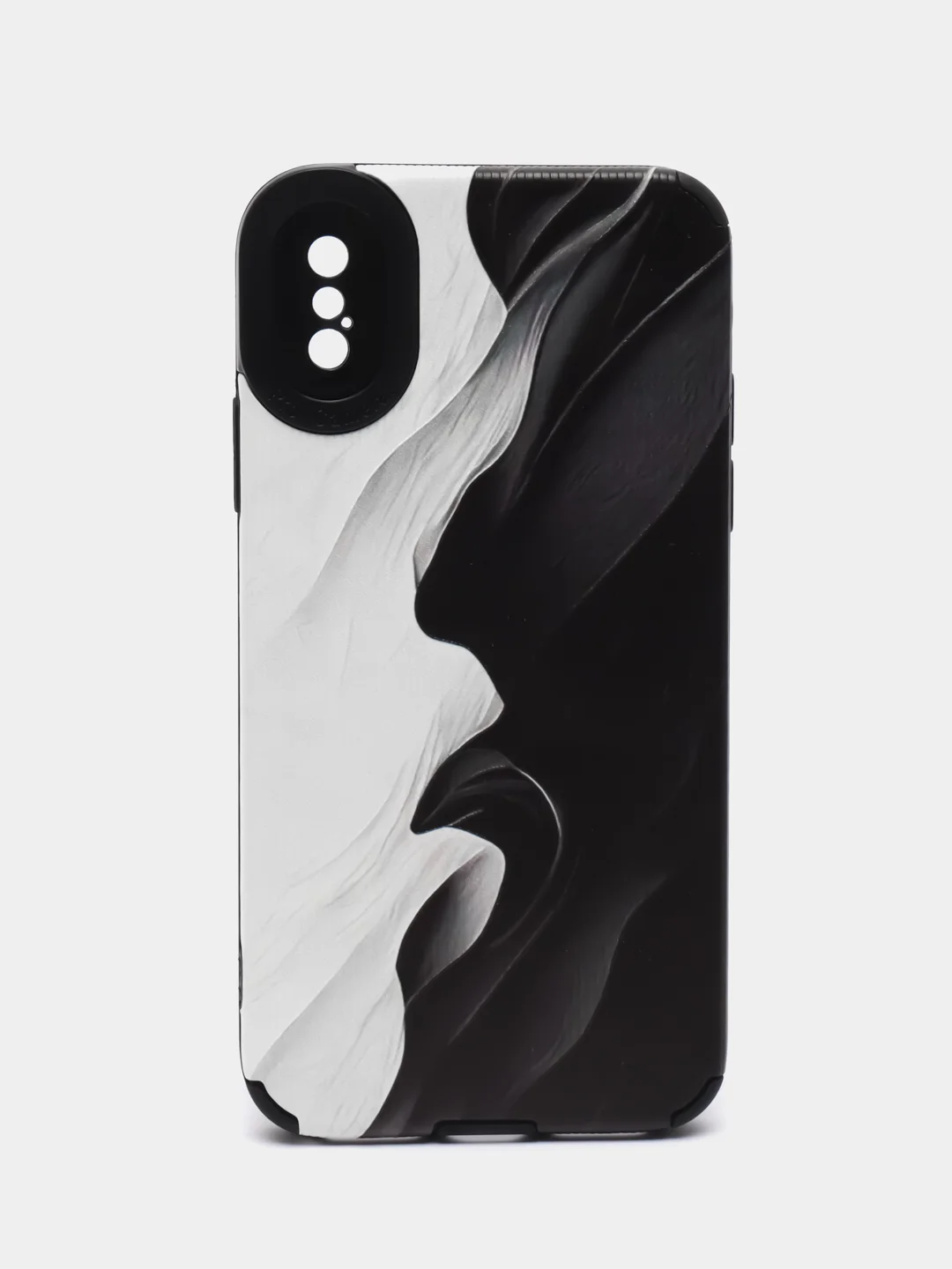 Молочный чехол на iPhone X/XS, 11, 12, 13, 14, 15 Pro, Pro Max, рифленый