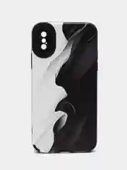 Молочный чехол на iPhone X/XS, 11, 12, 13, 14, 15 Pro, Pro Max, рифленый
