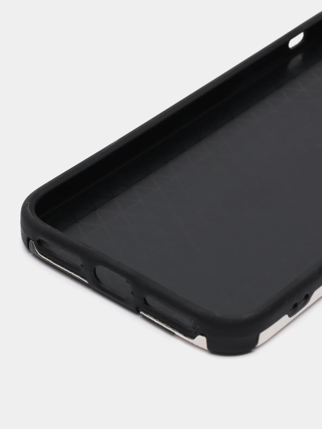 Молочный чехол на iPhone X/XS, 11, 12, 13, 14, 15 Pro, Pro Max, рифленый