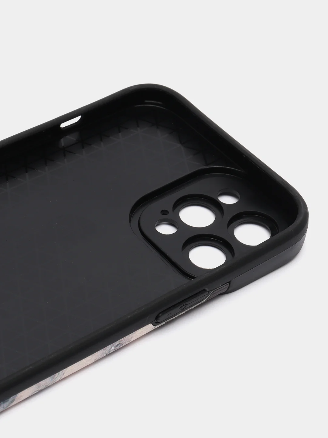 Кремовый чехол на iPhone X/XS, 11, 12, 13, 14, 15 Pro, Pro Max, рифленый