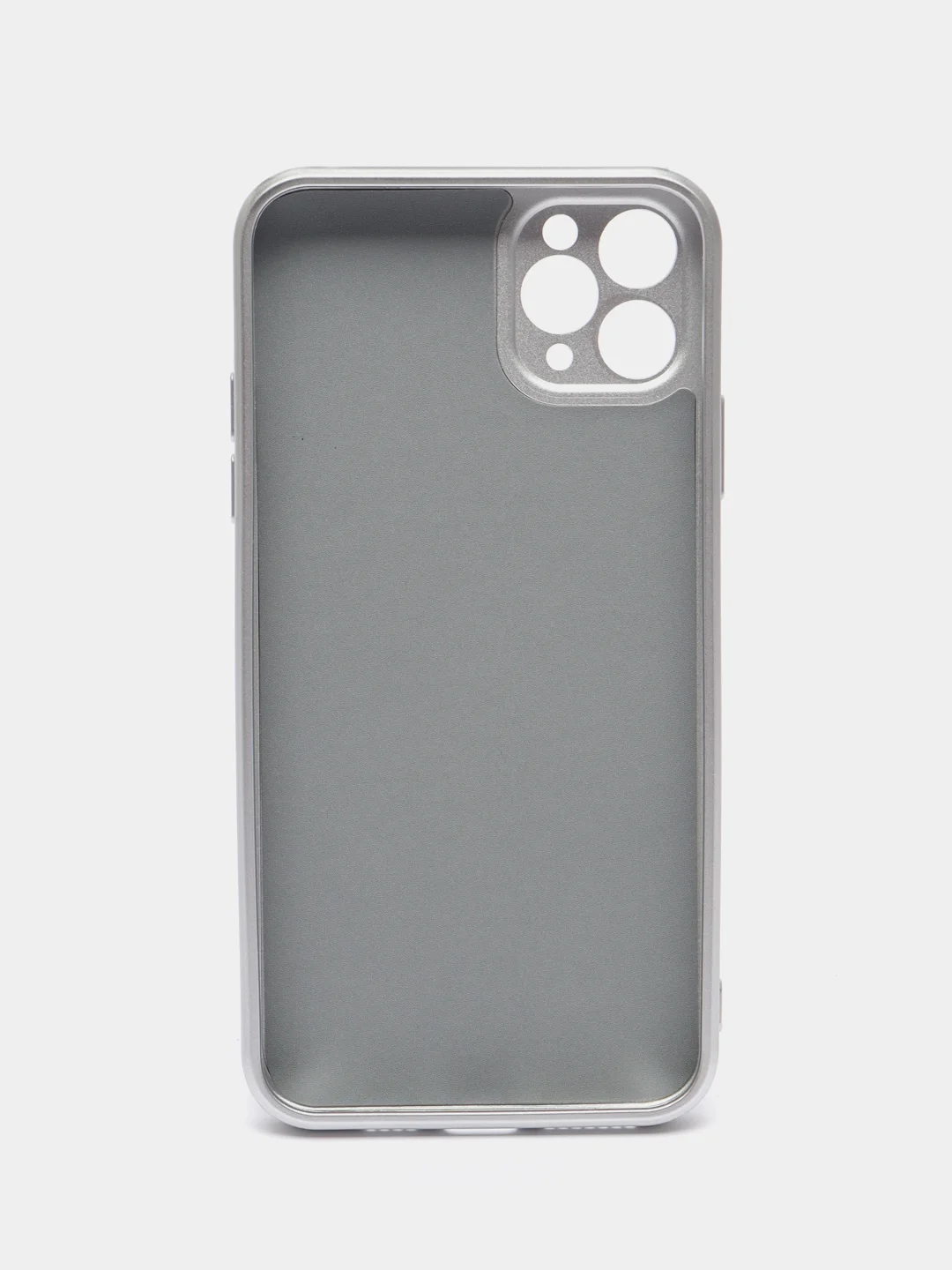 Серый металлик чехол iPhone X/XS, 11, 12, 13, 14, Pro, Pro Max