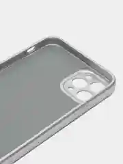 Серый металлик чехол iPhone X/XS, 11, 12, 13, 14, Pro, Pro Max